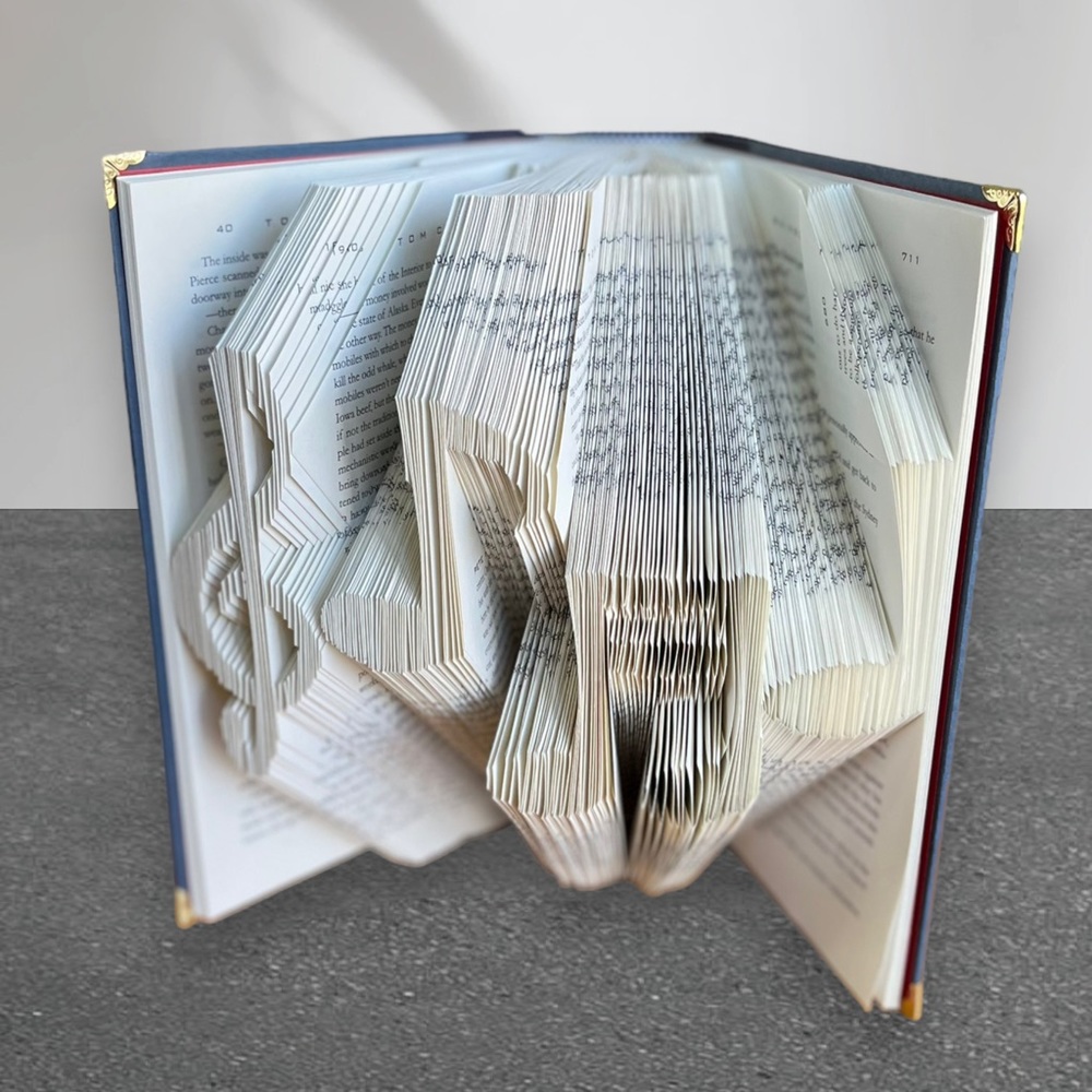 𝑯𝒂𝒏𝒅𝒎𝒂𝒅𝒆 “Music Notes” Book Folding 🎁 - Picture 7 of 9